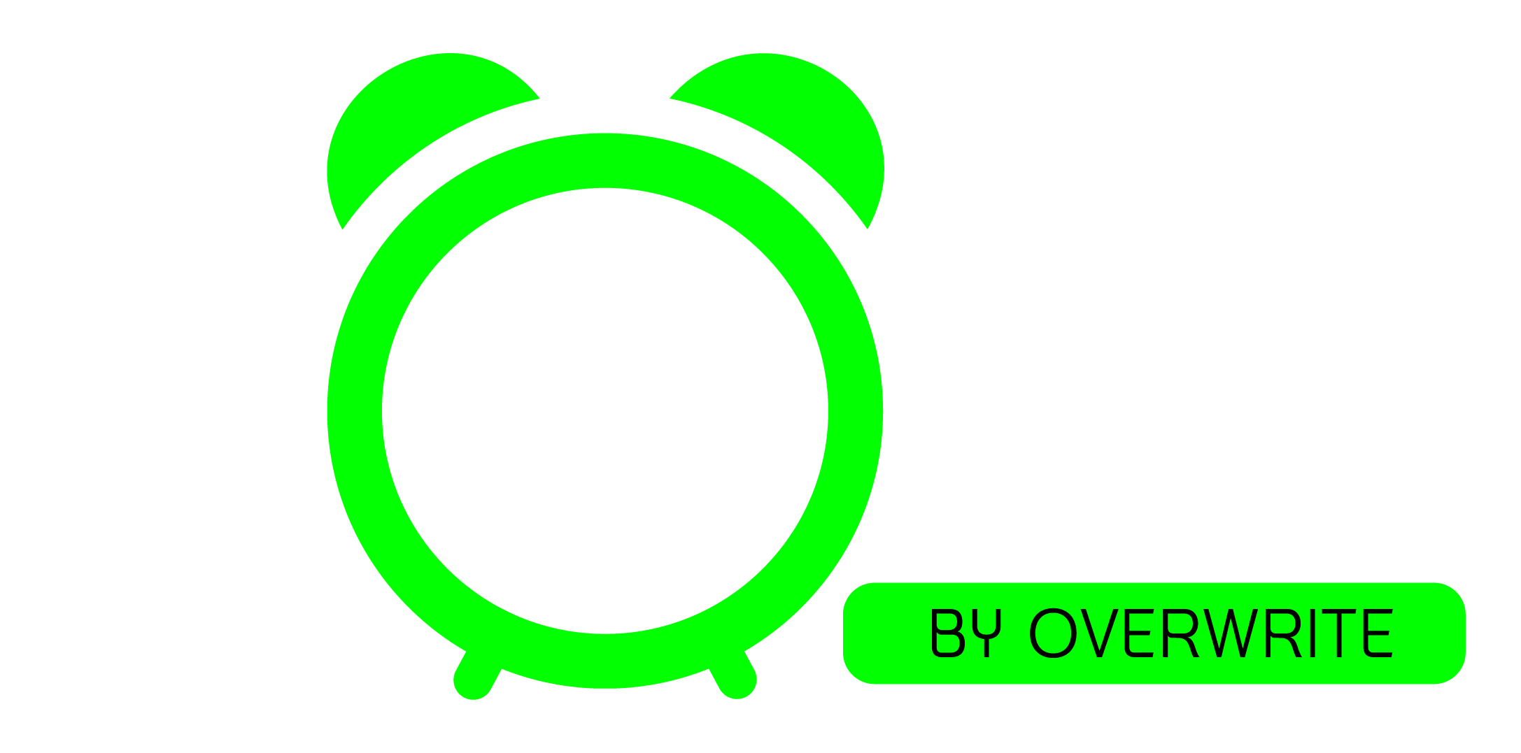 Design per hour by overwrite reverse logo