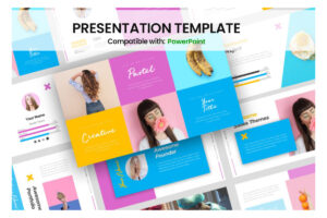 Pastel Professional Presentation Templates Powerpoint